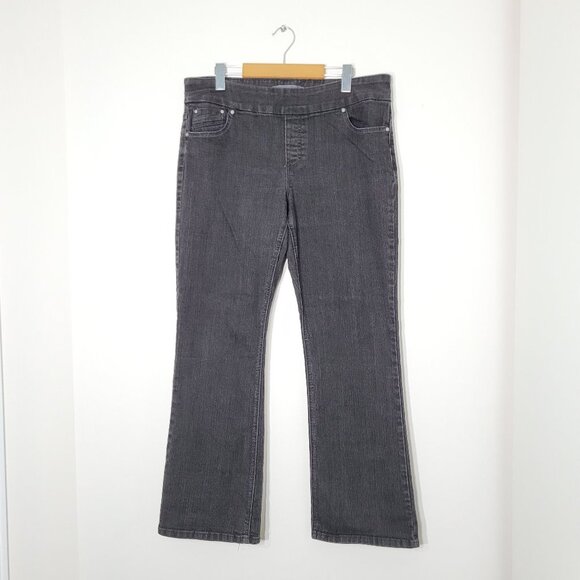Reitmans Denim - Reitmans | Classic Black Boot Cut Stretch Denim Jeans Size 15